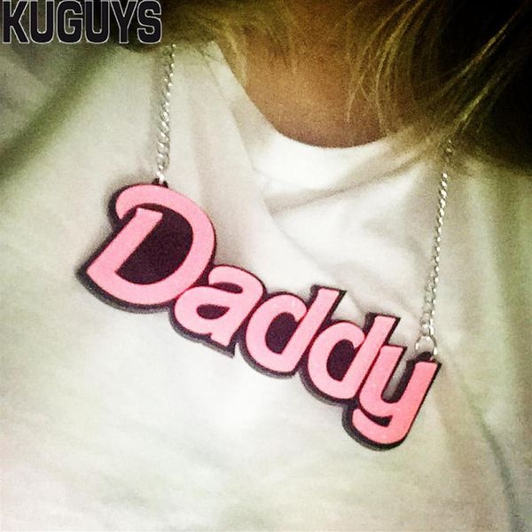 2021 new fashion jewelry flash pink dad necklace for women's fashion acrylic letter pendant necklace sweater chain3075, Silver
2021 new fashion jewelry flash pink dad necklace for women's fashion acrylic letter pendant necklace sweater chain3075, Silver
