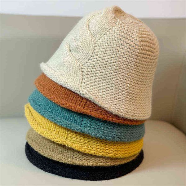 hbp stingy brim hats korean knitted women's autumn and winter new fried dough twist fashion personalized wool versatile basin bucket 22, Blue;gray
hbp stingy brim hats korean knitted women's autumn and winter new fried dough twist fashion personalized wool versatile basin bucket 22, Blue;gray