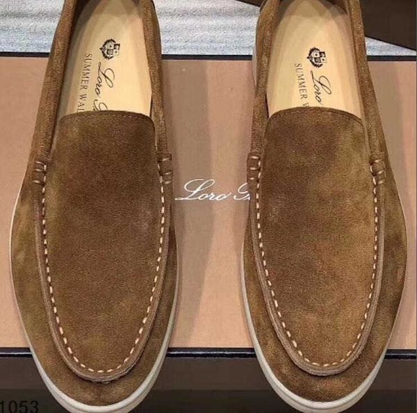 suede leather mens loro walk shoes luxury sneakers nubuck designer flats leisure dress shoe official large size 45 46, Black
suede leather mens loro walk shoes luxury sneakers nubuck designer flats leisure dress shoe official large size 45 46, Black
