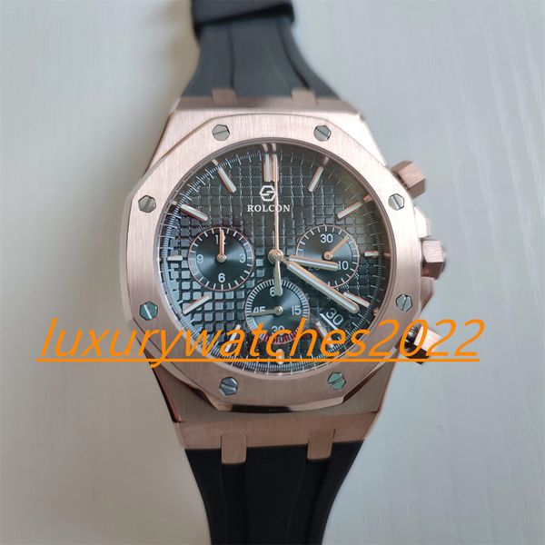 luxury watch super factory 41mm 26320or.00.d088cr.01 18k rose gold quartz movement rubber strap chronograph sapphire glass mens wristwatch, Slivery;brown
luxury watch super factory 41mm 26320or.00.d088cr.01 18k rose gold quartz movement rubber strap chronograph sapphire glass mens wristwatch, Slivery;brown