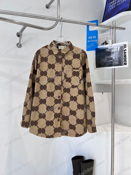 xinxinbuy men women designers casual shirts jacquard letter cotton long sleeve turn down collar streetwear green khaki xs-l, White;black
xinxinbuy men women designers casual shirts jacquard letter cotton long sleeve turn down collar streetwear green khaki xs-l, White;black