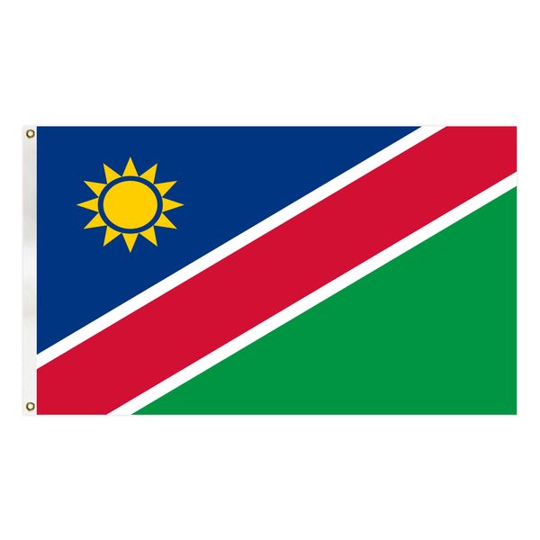 namibia flag 90x150 cm factory supply premium polyester country national banner with brass grommets
namibia flag 90x150 cm factory supply premium polyester country national banner with brass grommets