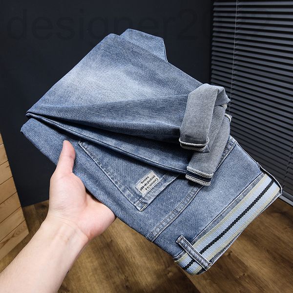 men's jeans designer european spring and autumn high-end men's jeans fashion trend versatile elastic slim straight pants generatio, Blue
men's jeans designer european spring and autumn high-end men's jeans fashion trend versatile elastic slim straight pants generatio, Blue