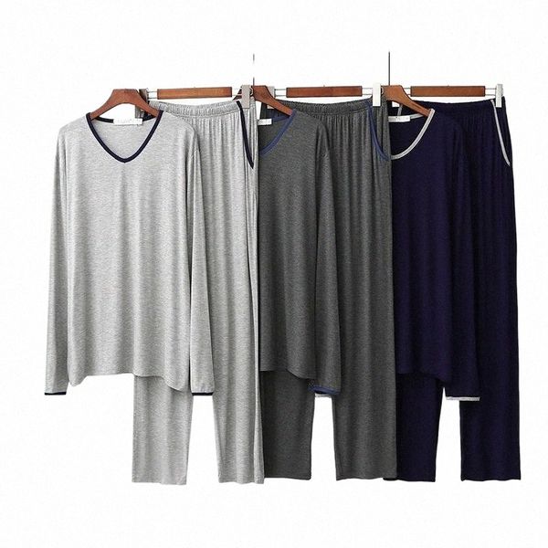 men's spring autumn new modal pajamas long sleeve long pant sleepwear pyjama set cotton winter male nightwear pijama hombre 20211 f9dj#, Black;brown
men's spring autumn new modal pajamas long sleeve long pant sleepwear pyjama set cotton winter male nightwear pijama hombre 20211 f9dj#, Black;brown