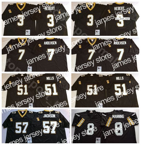 24 ncaa football 8 archie manning jersey 57 rickey jackson 7 morten andersen 3 bobby hebert 51 sam mills black man vintage all stitched, Black;red
24 ncaa football 8 archie manning jersey 57 rickey jackson 7 morten andersen 3 bobby hebert 51 sam mills black man vintage all stitched, Black;red