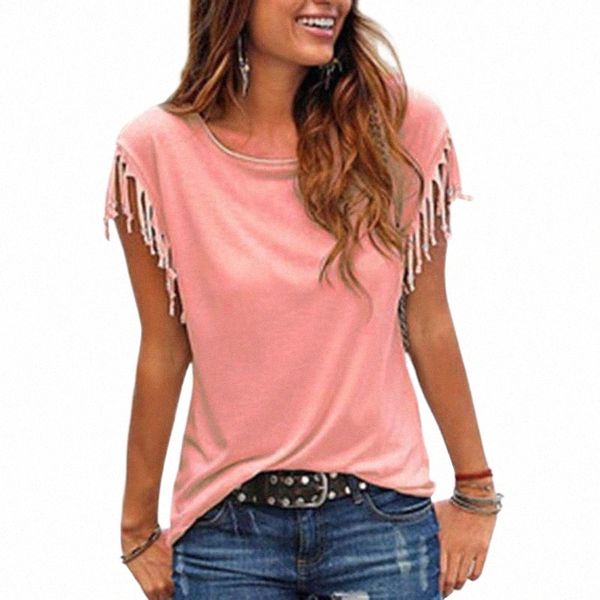 women's t-shirt women summer tassels t-shirts short sleeves round neck loose casual blusas mujer de moda 2021 kimono plus size 5xl p02, White
women's t-shirt women summer tassels t-shirts short sleeves round neck loose casual blusas mujer de moda 2021 kimono plus size 5xl p02, White