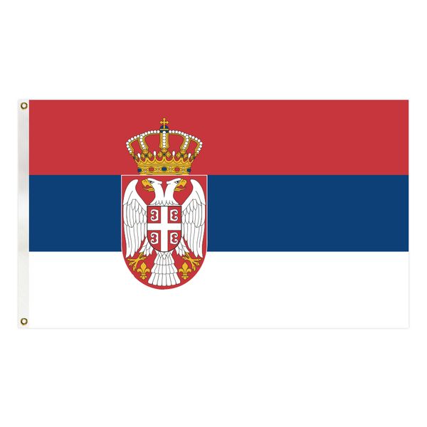 serbia flag country national banner 3x5 ft vivid color and fade resistant outdoor decoration banner with brass grommets
serbia flag country national banner 3x5 ft vivid color and fade resistant outdoor decoration banner with brass grommets