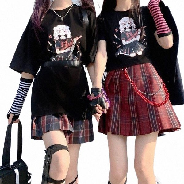 women's t-shirt qweek gothic dark girl t-shirts for women 2021 mall goth crop summer japnese harajuku anime manga tee shirt korean alt, White
women's t-shirt qweek gothic dark girl t-shirts for women 2021 mall goth crop summer japnese harajuku anime manga tee shirt korean alt, White
