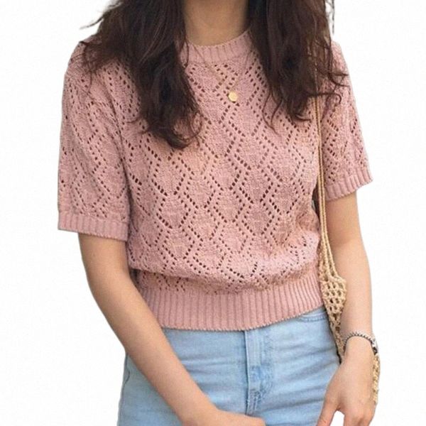 women's t-shirt summer ice silk sweet hollow crochet flower thin short-sleeved round neck pullover women cool comfortable r5vm#, White
women's t-shirt summer ice silk sweet hollow crochet flower thin short-sleeved round neck pullover women cool comfortable r5vm#, White