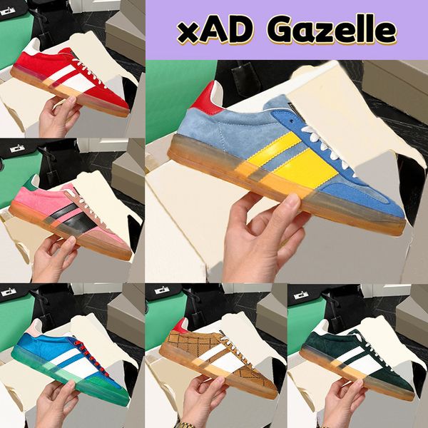 2022 xad gazelle sneaker running shoes men women designer sneaker white suede beige ebony canvas blue red green pink velvet silk fashion spo
2022 xad gazelle sneaker running shoes men women designer sneaker white suede beige ebony canvas blue red green pink velvet silk fashion spo