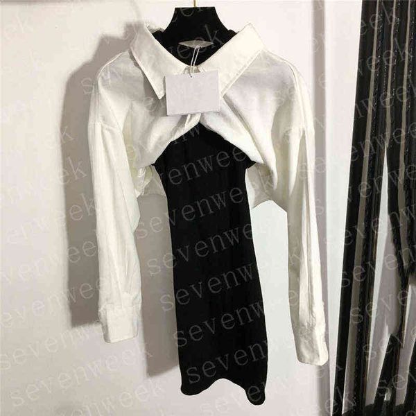 designers womens knitted vest dresses brand short skirts slim elastic shirt dress for female, Black;gray
designers womens knitted vest dresses brand short skirts slim elastic shirt dress for female, Black;gray