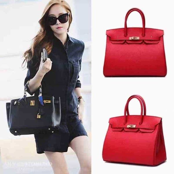women totes shoulder herme birkins bag new korean version trendy versatile portable fashion women's bag litchi pattern platinum small
women totes shoulder herme birkins bag new korean version trendy versatile portable fashion women's bag litchi pattern platinum small