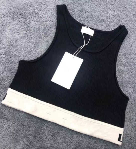 

cotton women's tanks sleeveless vest designers letter t shirts women tank clothing fashion ladies beach camis for vacation, White