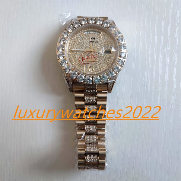mp factory mens watch 43mm 18k yellow gold 228349 116300 full iced full vs bigger diamond size automatic movement mechanical sapphire wristw, Slivery;brown
mp factory mens watch 43mm 18k yellow gold 228349 116300 full iced full vs bigger diamond size automatic movement mechanical sapphire wristw, Slivery;brown