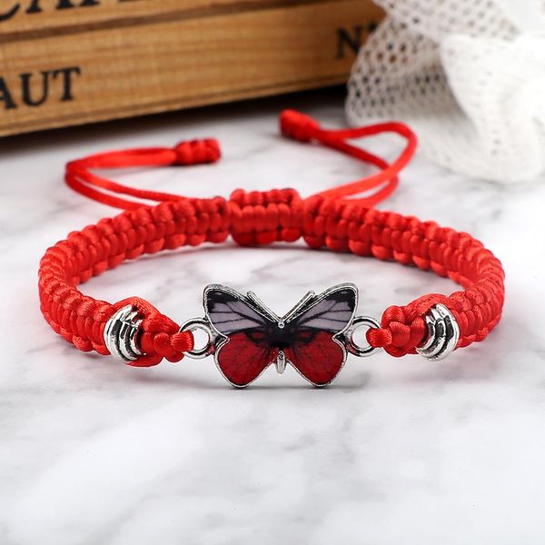red butterfly charm bracelet handmade strand braided rope thread fashion adjustable bracelets amp bangles women lucky jewelry friends, Black
red butterfly charm bracelet handmade strand braided rope thread fashion adjustable bracelets amp bangles women lucky jewelry friends, Black