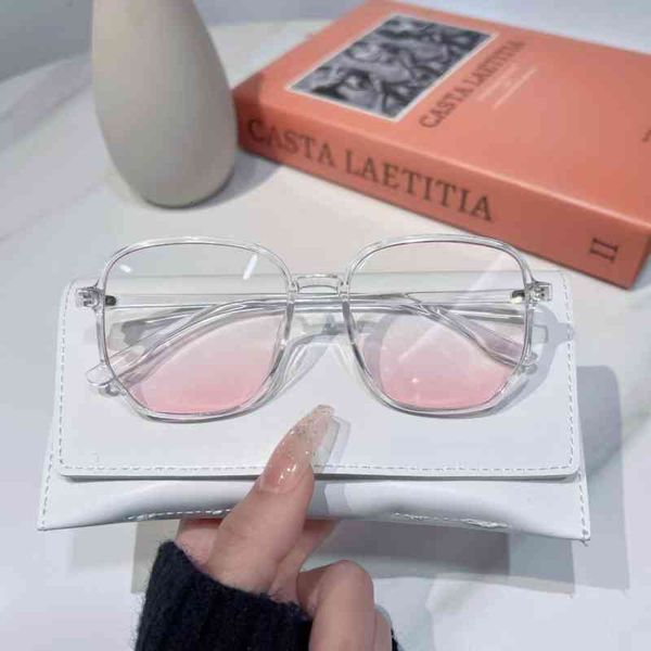 sunglasses gradually changing powder blusher glasses women's pure desire atmosphere net red plain black frame tiktok the same blue ligh, White;black
sunglasses gradually changing powder blusher glasses women's pure desire atmosphere net red plain black frame tiktok the same blue ligh, White;black