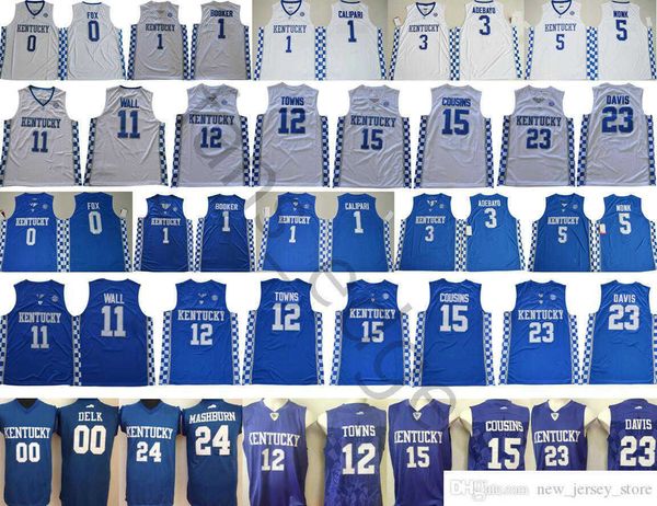 ncaa kentucky wildcats 00 delk 24 mashburn 0 fox 4 rondo 1 booker calipari 11 wall 12 towns 15 cousins 23 davis college basketball jerseys, Black
ncaa kentucky wildcats 00 delk 24 mashburn 0 fox 4 rondo 1 booker calipari 11 wall 12 towns 15 cousins 23 davis college basketball jerseys, Black
