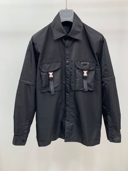 mens designer shirt versatile sleeve detachable fashion casual shirts us size pocket stitching design luxury single breasted black shirt, White;black
mens designer shirt versatile sleeve detachable fashion casual shirts us size pocket stitching design luxury single breasted black shirt, White;black