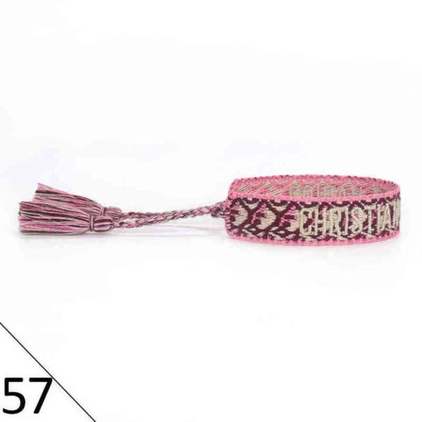 brand fashion bracelets woven friendship for womens handmade braided luxury bracelet designers with tassel print embroidery mens jewelry ban, Golden;silver
brand fashion bracelets woven friendship for womens handmade braided luxury bracelet designers with tassel print embroidery mens jewelry ban, Golden;silver