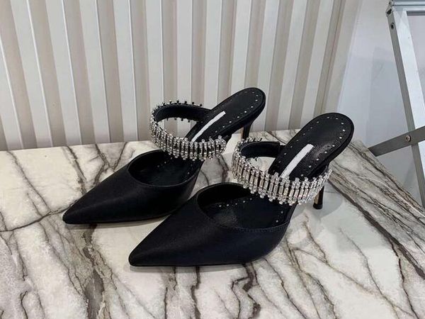 realfine slippers 5a mb manlo blanik lutara satin crystal embellished mules 5728250 9cm heels slipper sandals for women size 34-40, Black
realfine slippers 5a mb manlo blanik lutara satin crystal embellished mules 5728250 9cm heels slipper sandals for women size 34-40, Black