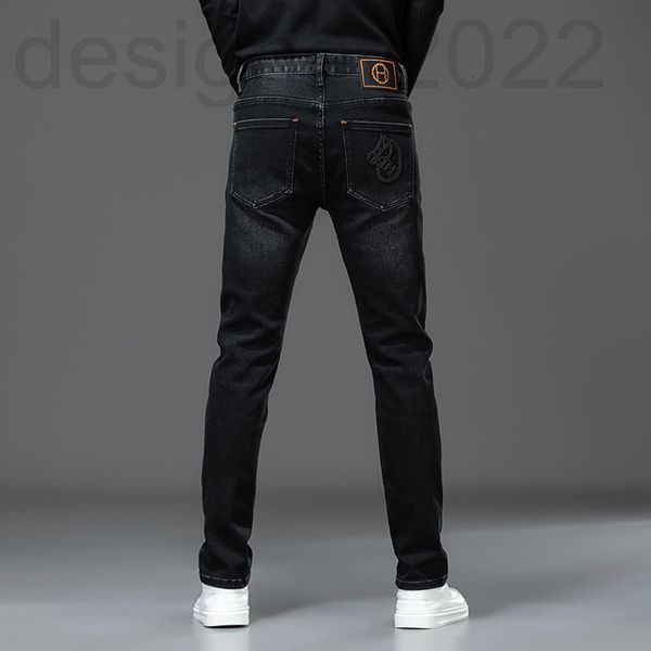 men's jeans designer hong kong high-end brand autumn winter black grey jeans men's fashion versatile slim fit elastic straight tub, Blue
men's jeans designer hong kong high-end brand autumn winter black grey jeans men's fashion versatile slim fit elastic straight tub, Blue