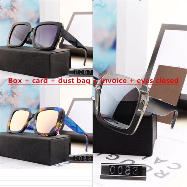 0083 2021 luxury designer summer style temperament women sunglasses super light uv protection fahion mixed color come with box247u, White;black
0083 2021 luxury designer summer style temperament women sunglasses super light uv protection fahion mixed color come with box247u, White;black
