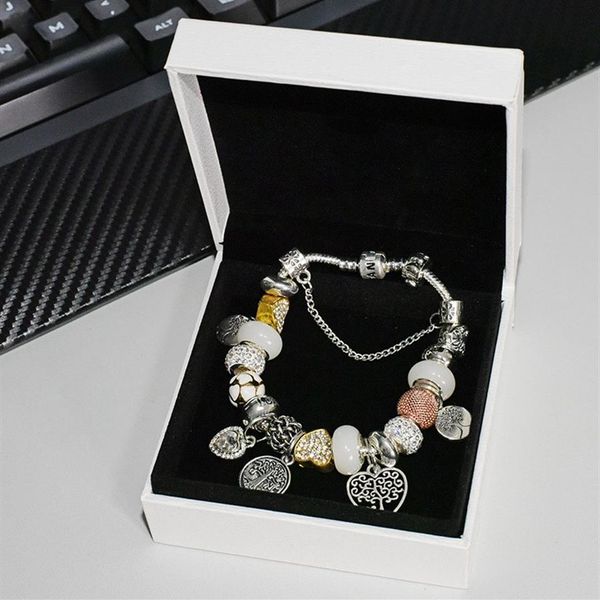 charm pendant beaded bracelet for pandora jewelry with original box elegant life tree pendant ladies cz diamond brace264h, Black
charm pendant beaded bracelet for pandora jewelry with original box elegant life tree pendant ladies cz diamond brace264h, Black