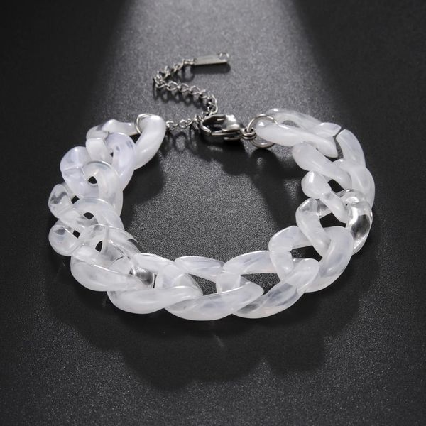 boho acrylic bracelets strands for women men punk chain bracelet resin statement wristband jewelry black white rose red
boho acrylic bracelets strands for women men punk chain bracelet resin statement wristband jewelry black white rose red