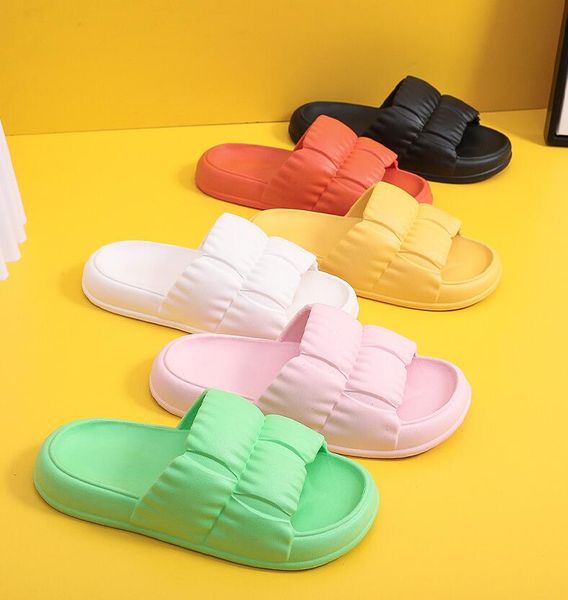 women's soft sole slippers summer beach thick platform slipper sandals women korean eva slippers for home flip flops woman, Black
women's soft sole slippers summer beach thick platform slipper sandals women korean eva slippers for home flip flops woman, Black