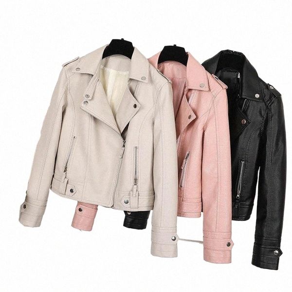 women leather jacket 2020 new spring and autumn slim wild short motorcycle leather women clothing fashion female coat1 n0uw#, Black
women leather jacket 2020 new spring and autumn slim wild short motorcycle leather women clothing fashion female coat1 n0uw#, Black