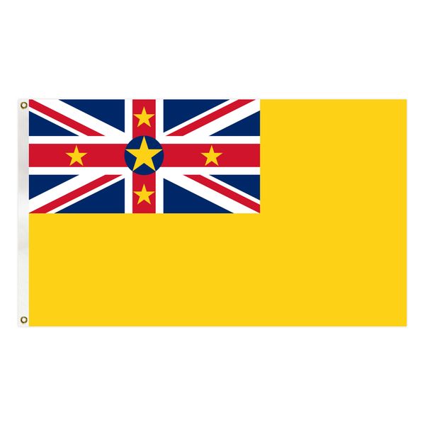 niue flag 90x150 cm factory supply premium polyester country national banner with brass grommets
niue flag 90x150 cm factory supply premium polyester country national banner with brass grommets