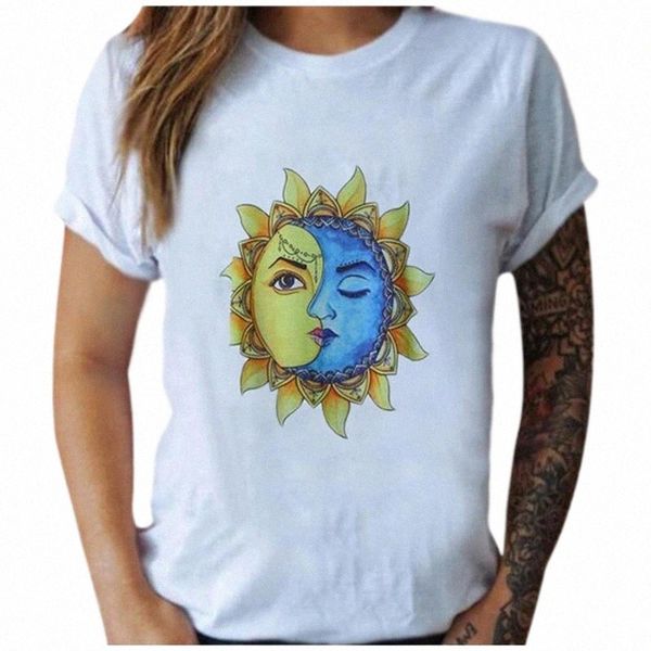 t-shirts women's summer vintage sun and moon printed pattern casual simplicity short sleeve woman 2021 manga corta t-shirt k6xn#, White
t-shirts women's summer vintage sun and moon printed pattern casual simplicity short sleeve woman 2021 manga corta t-shirt k6xn#, White