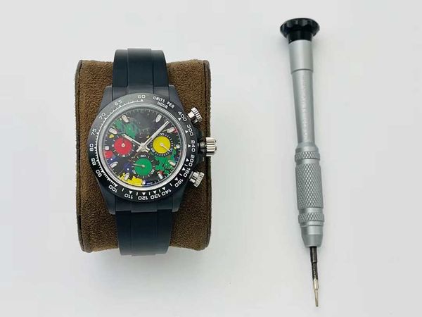 vrs factory produces men's watch 7750 movement imported fluorine rubber watchband 40mm sapphire glass mirror, Slivery;brown
vrs factory produces men's watch 7750 movement imported fluorine rubber watchband 40mm sapphire glass mirror, Slivery;brown