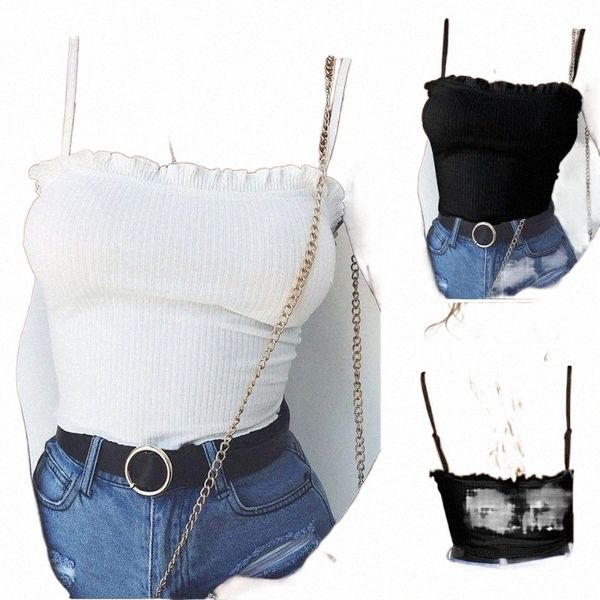 women's tanks & camis home&nest women vest fashion womens ruffles tank off shoulder halter blouse shirt camisole clubwear streetwea x6v, White
women's tanks & camis home&nest women vest fashion womens ruffles tank off shoulder halter blouse shirt camisole clubwear streetwea x6v, White