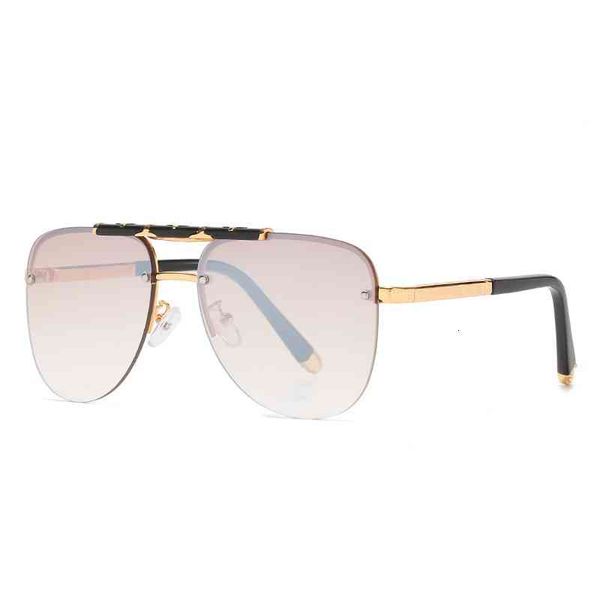 sunglasses men's casual sunglasses fashionable frameless metal trendy rmr7, White;black
sunglasses men's casual sunglasses fashionable frameless metal trendy rmr7, White;black