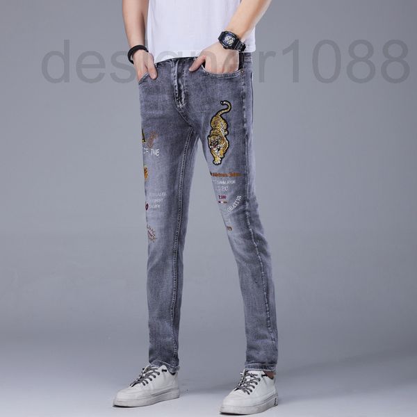 men's jeans designer embroidered men's jeans 2022 spring and summer new high-end soft elastic slim fit young pants utcg, Blue
men's jeans designer embroidered men's jeans 2022 spring and summer new high-end soft elastic slim fit young pants utcg, Blue