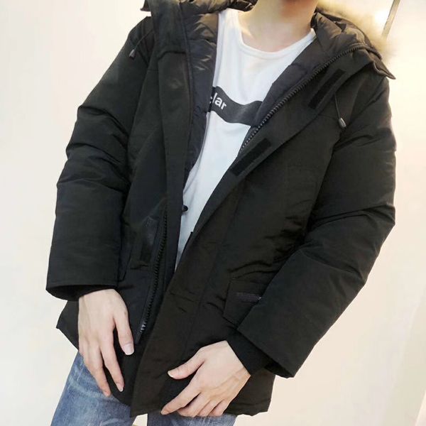 men down jackets parka winter waterproof jacket hooded outwear furs warm coat, Black
men down jackets parka winter waterproof jacket hooded outwear furs warm coat, Black