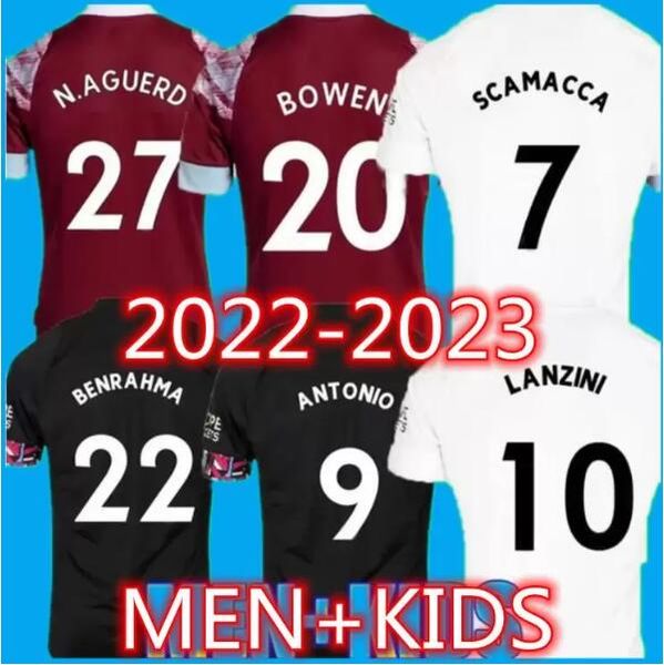 22 23 west hams bowen rice soccer jersey benrahma lanzini antonio scamacca fornals dawson vlasic 2022 2023 football shirt mens kids aguerd f, Black;yellow
22 23 west hams bowen rice soccer jersey benrahma lanzini antonio scamacca fornals dawson vlasic 2022 2023 football shirt mens kids aguerd f, Black;yellow