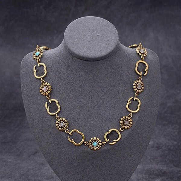 luxury designer jewelry women necklace letter pendant necklaces with many flowers brass retro gold bracelets thick chains fashion 268b, Silver
luxury designer jewelry women necklace letter pendant necklaces with many flowers brass retro gold bracelets thick chains fashion 268b, Silver