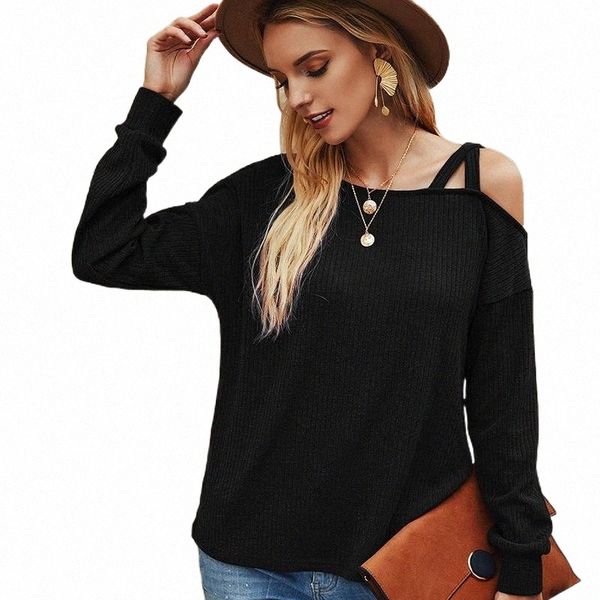 women's t-shirt ladies off shoulder t shirt women long sleeve tee shirts casual solid color loose for female 2021 large size h8a9#, White
women's t-shirt ladies off shoulder t shirt women long sleeve tee shirts casual solid color loose for female 2021 large size h8a9#, White