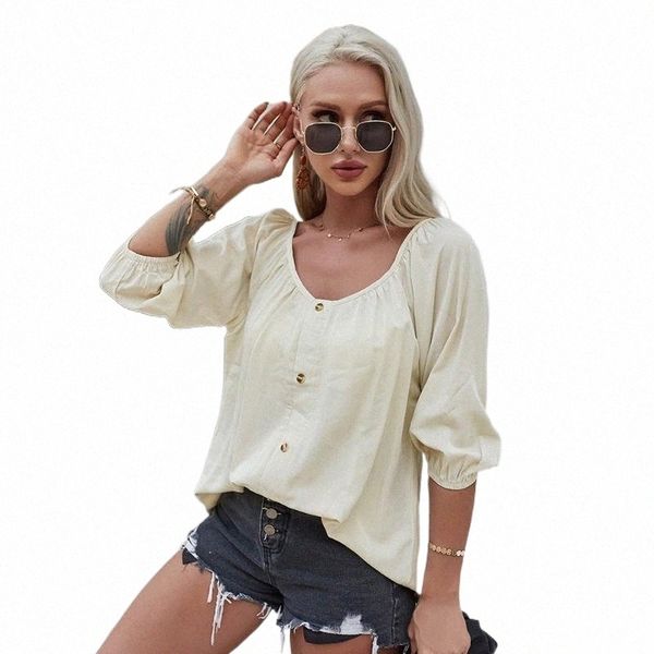 women's t-shirt product summer shirt temperament commute spring and loose breathable u2f1#, White
women's t-shirt product summer shirt temperament commute spring and loose breathable u2f1#, White
