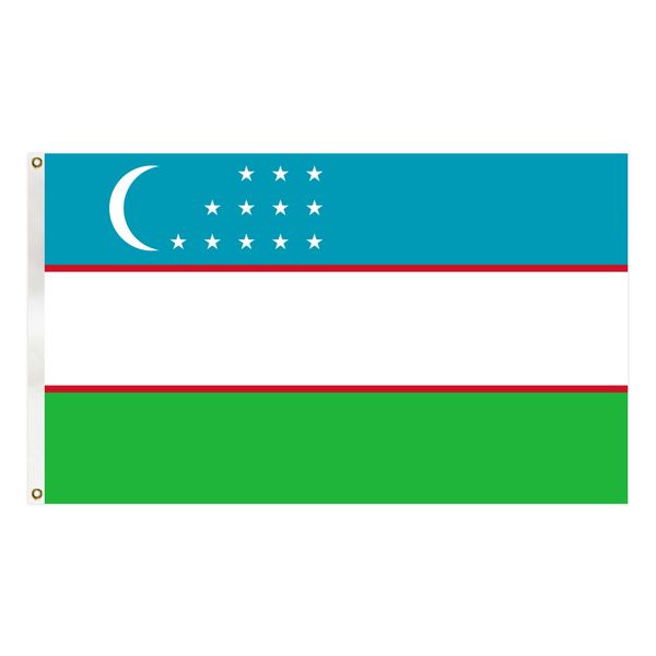 uzbekistan flag 90x150 cm factory supply premium polyester country national banner with brass grommets
uzbekistan flag 90x150 cm factory supply premium polyester country national banner with brass grommets