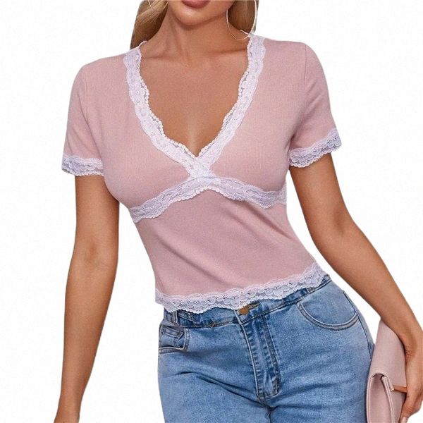 women's t-shirt 2021 fashion trend v neck crop short sleeve lace patchwork color block tee summer simple fitting t-shirts i9ub#, White
women's t-shirt 2021 fashion trend v neck crop short sleeve lace patchwork color block tee summer simple fitting t-shirts i9ub#, White
