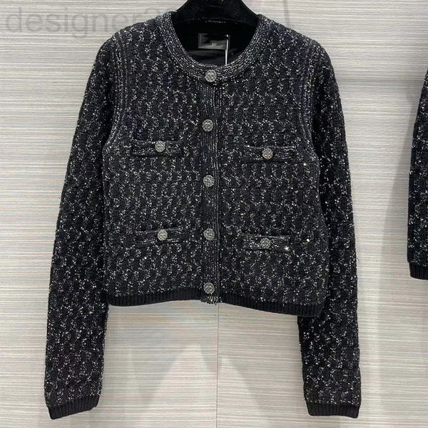 women's jackets designer high version 21 xiaoxiang bright silk bead piece tweed round neck knitted cashmere fashion short cardigan jack, Black;brown
women's jackets designer high version 21 xiaoxiang bright silk bead piece tweed round neck knitted cashmere fashion short cardigan jack, Black;brown
