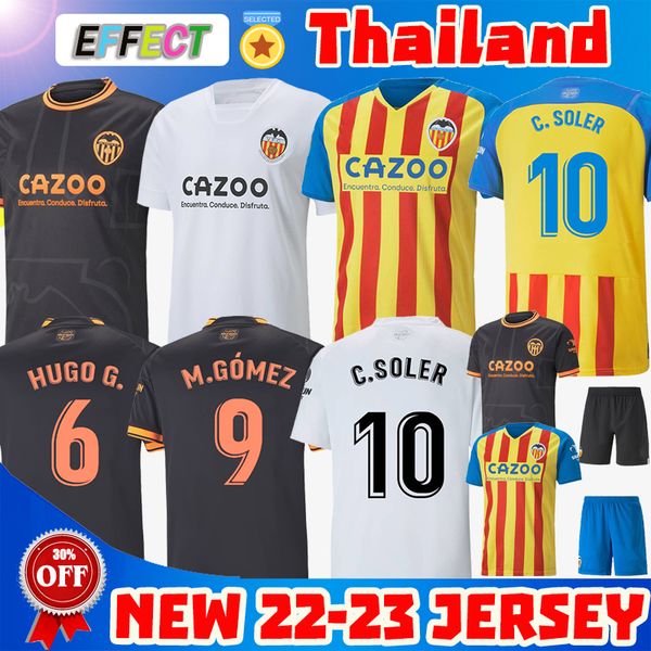 22 23 valencia soccer jerseys guedes gameiro camisetas de futbol rodrigo gaya m.gomez men kids kit football shirts 2022 2023 rivero c.soler, Black;yellow
22 23 valencia soccer jerseys guedes gameiro camisetas de futbol rodrigo gaya m.gomez men kids kit football shirts 2022 2023 rivero c.soler, Black;yellow