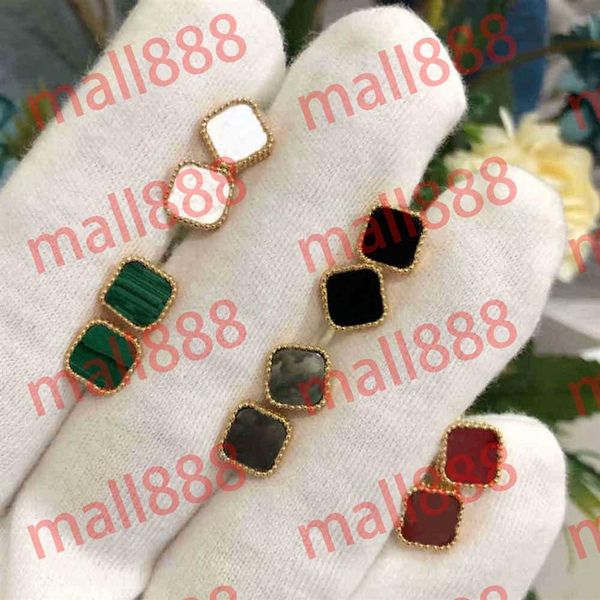 fashion gold plated stud earrings 4 four clover elegant luxury ear studs earings earring designer for women hip hop j257b, Golden;silver
fashion gold plated stud earrings 4 four clover elegant luxury ear studs earings earring designer for women hip hop j257b, Golden;silver