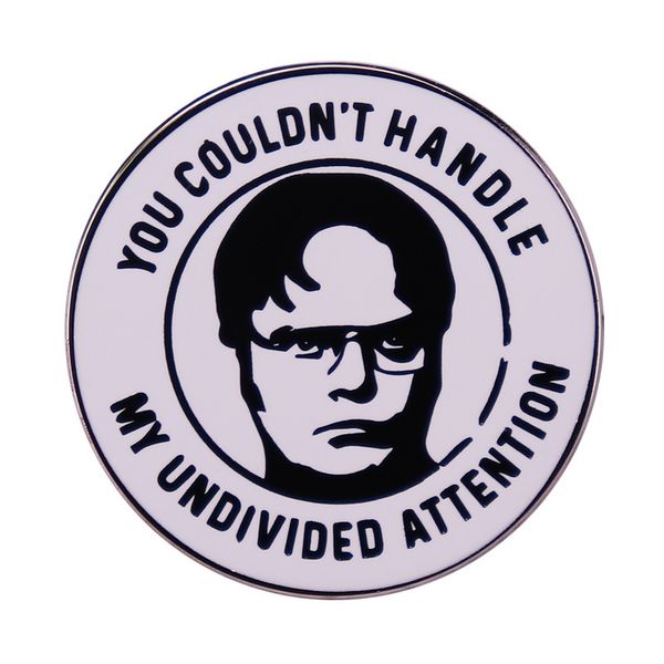 you couldn't handle my undivided attention pin the office dwight schrute quotes brooch badge funny comedy tv show jewelry, Blue
you couldn't handle my undivided attention pin the office dwight schrute quotes brooch badge funny comedy tv show jewelry, Blue