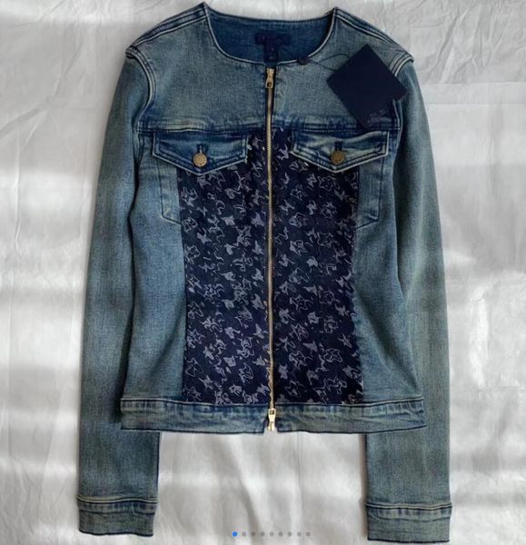 women'sjackets denim jacket small round neck zipper slightly waist three-dimensional tailoring jacket, Black;brown
women'sjackets denim jacket small round neck zipper slightly waist three-dimensional tailoring jacket, Black;brown