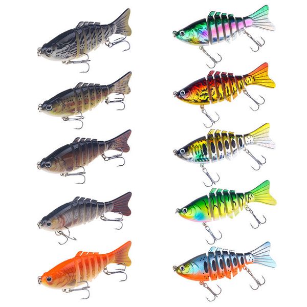 multi jointed swimbait fishing gear tackle hook artificial lures hard bait sink tear resistant braided connector accessories 10pcs 10cm 16g
multi jointed swimbait fishing gear tackle hook artificial lures hard bait sink tear resistant braided connector accessories 10pcs 10cm 16g