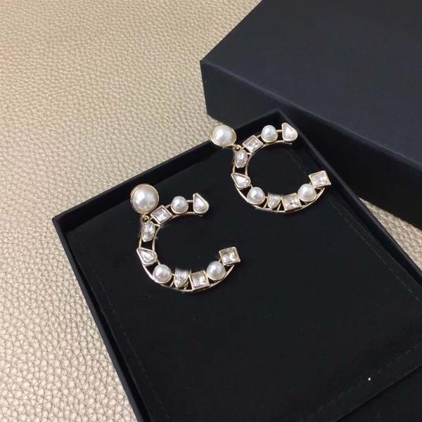 2022 charm dangle drop earring with crystal and pearl beads for women wedding jewelry gift have box stamp ps7053218f, Golden
2022 charm dangle drop earring with crystal and pearl beads for women wedding jewelry gift have box stamp ps7053218f, Golden